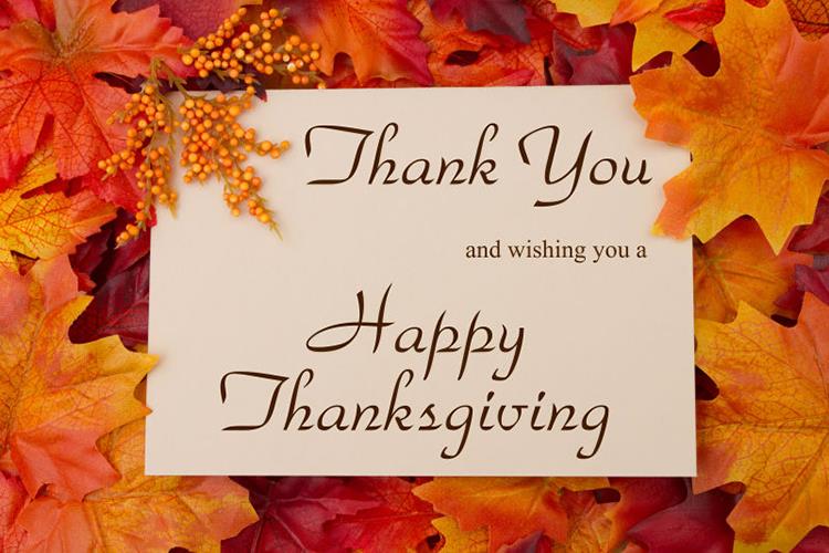 Поздравляю с 24 ноября День благодарения заранее.